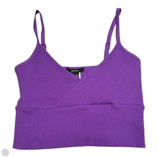 Tank Top By Forever 21 In Purple, Size: S