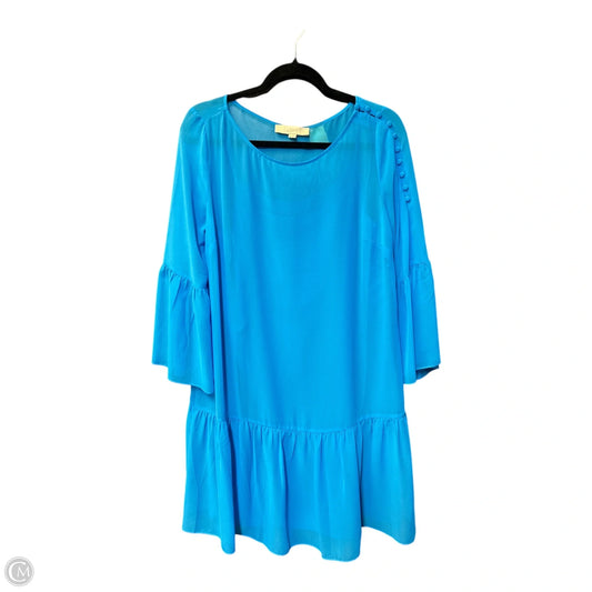 Dress Party Midi By Loft In Blue, Size: 8