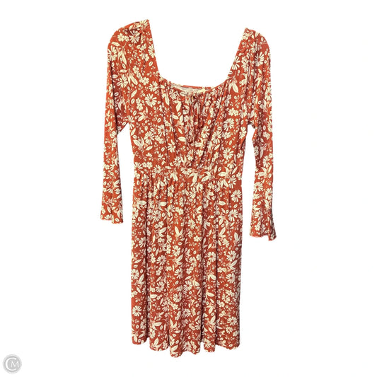 Dress Casual Midi By Clothes Mentor In Red, Size: M