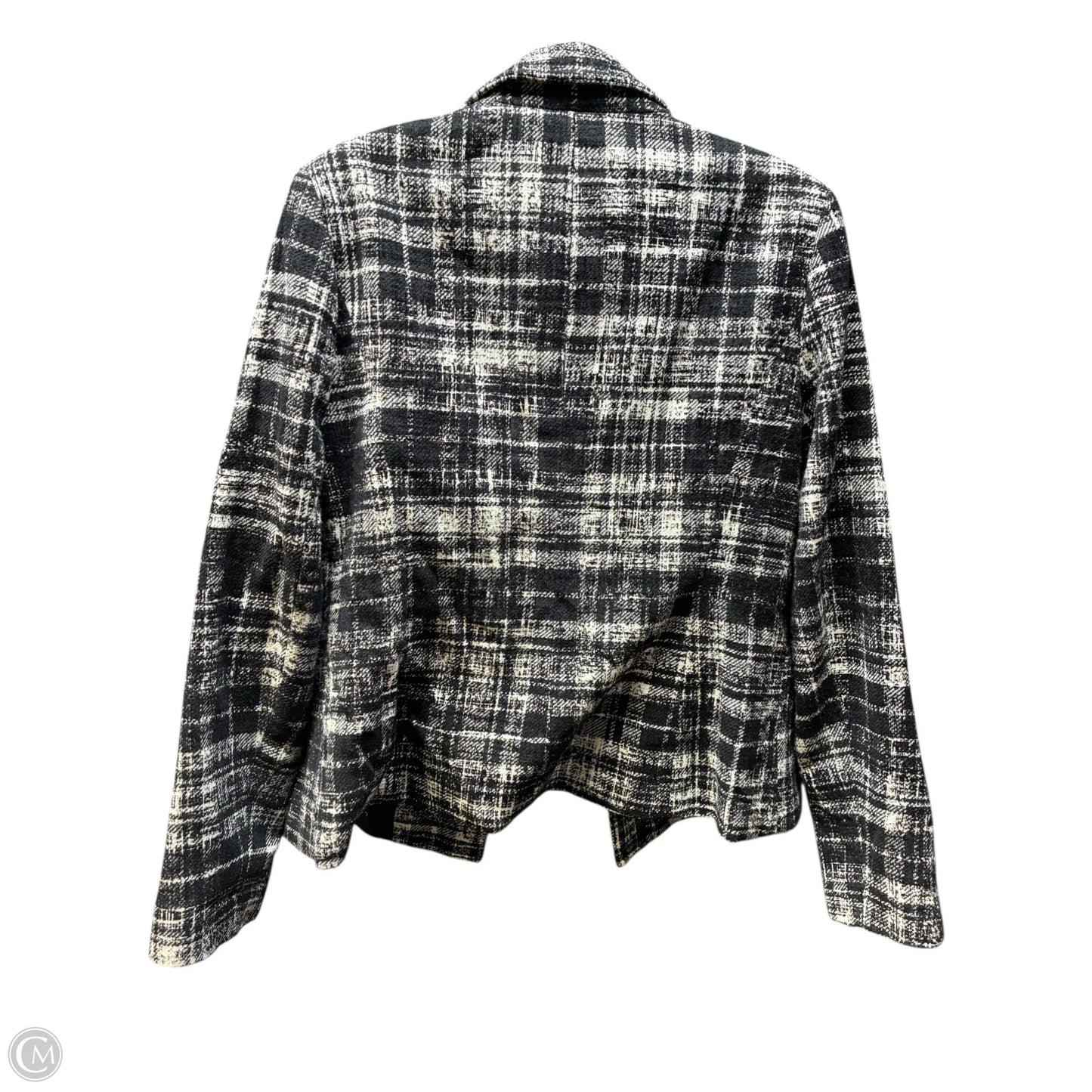 Jacket Other By Ann Taylor In Black & White, Size: L