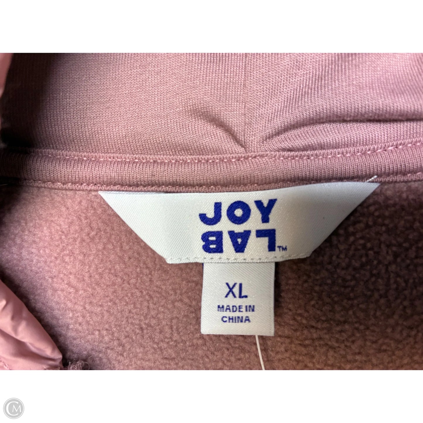 Jacket Fleece By Joy Lab In Pink, Size: Xl