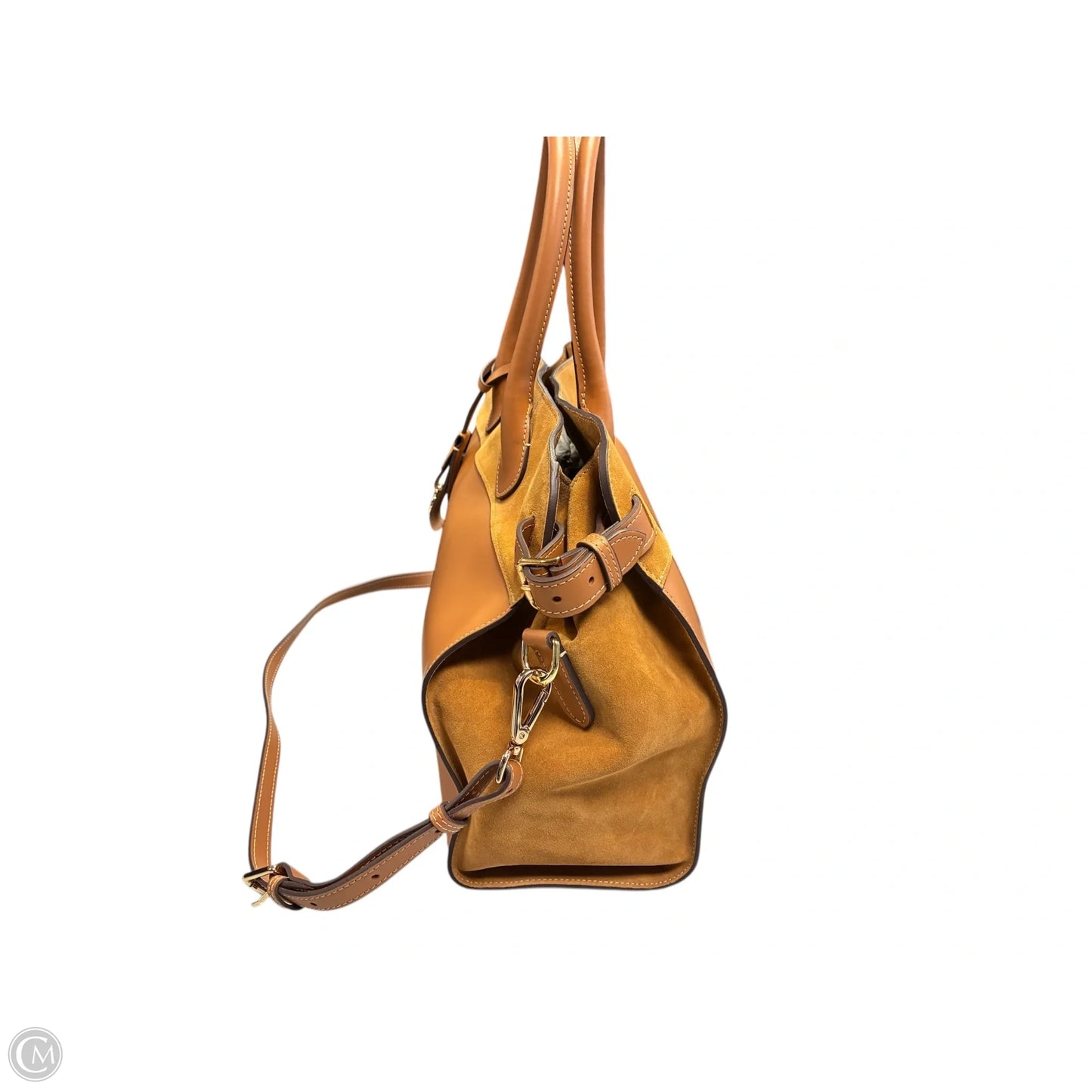 Handbag Leather By Clothes Mentor, Size: Large