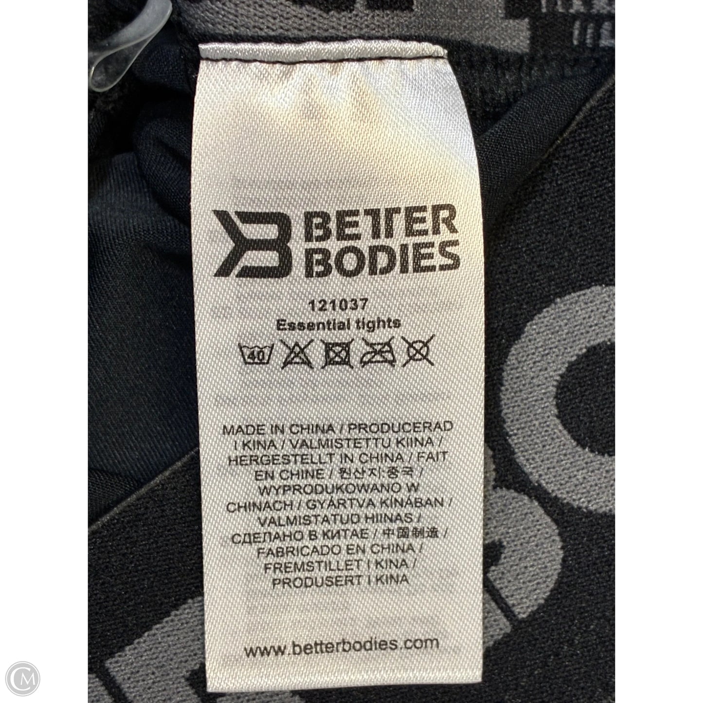 Athletic Leggings By Cme In Black, Size: S