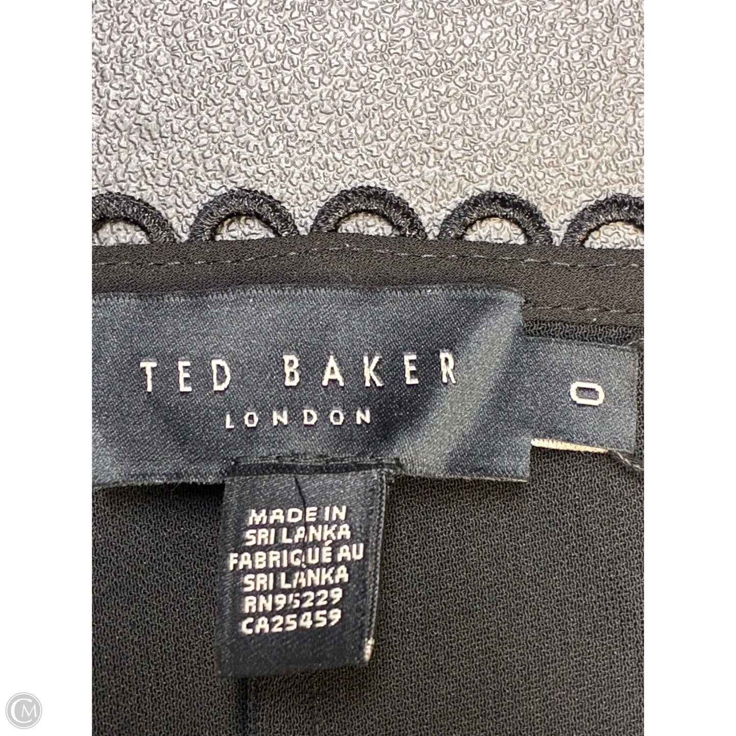 Tank Top By Ted Baker In Black, Size: Xs