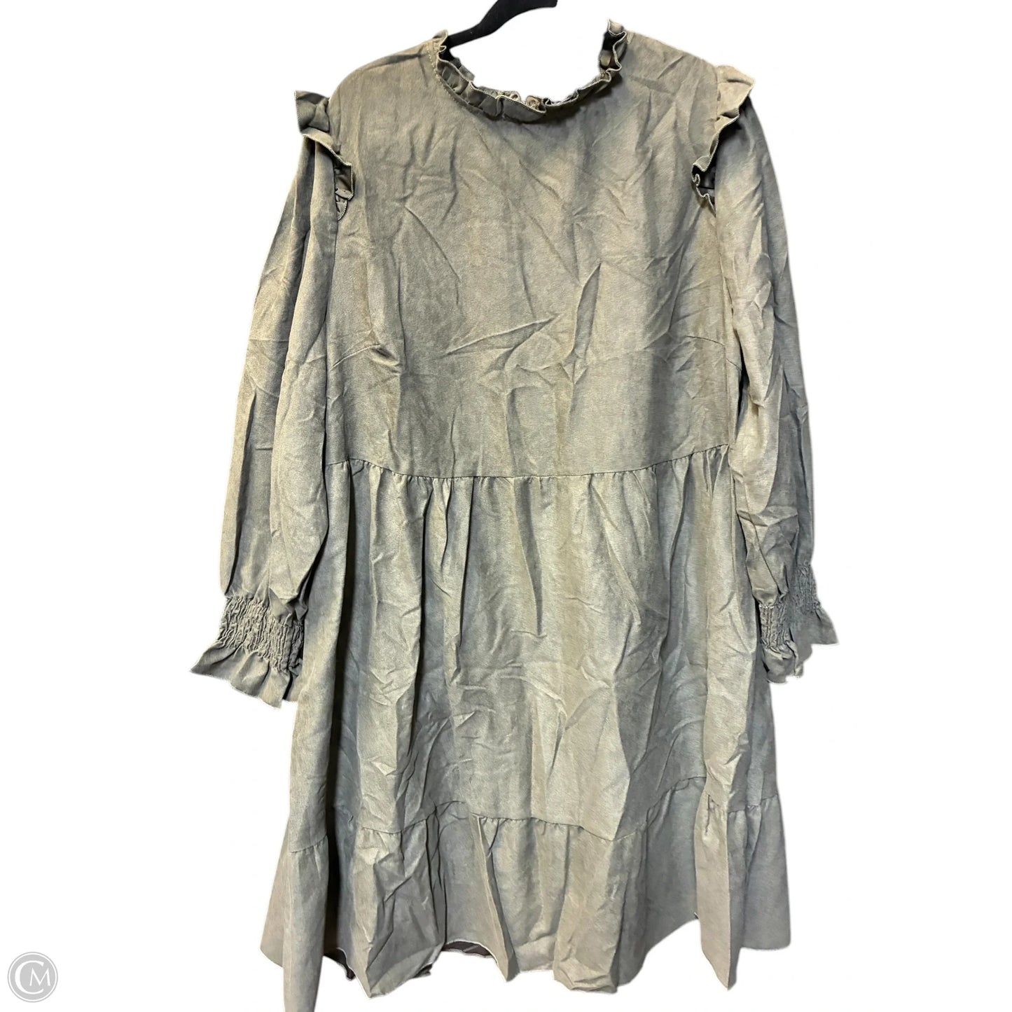 Dress Casual Midi By Shein In Green, Size: 3x