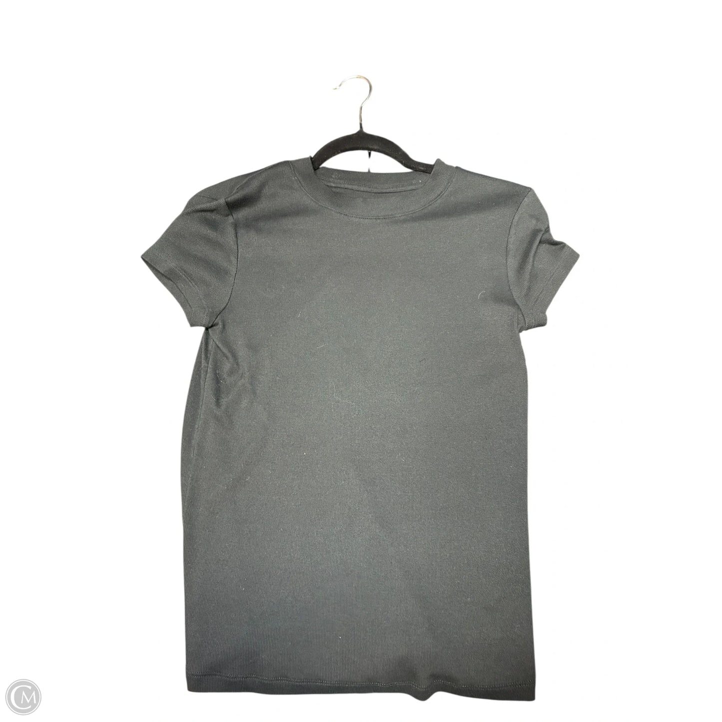Top Short Sleeve Basic By A New Day In Black, Size: M