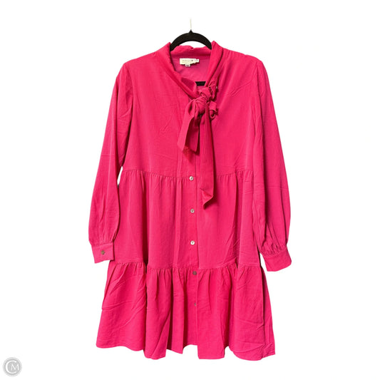 Dress Casual Midi By Molly Bracken In Pink, Size: Xs