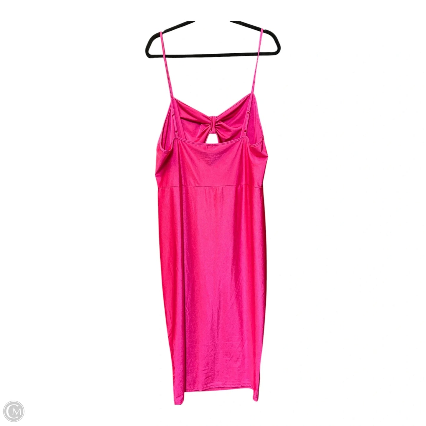 Dress Casual Midi By Shein In Pink, Size: 4x