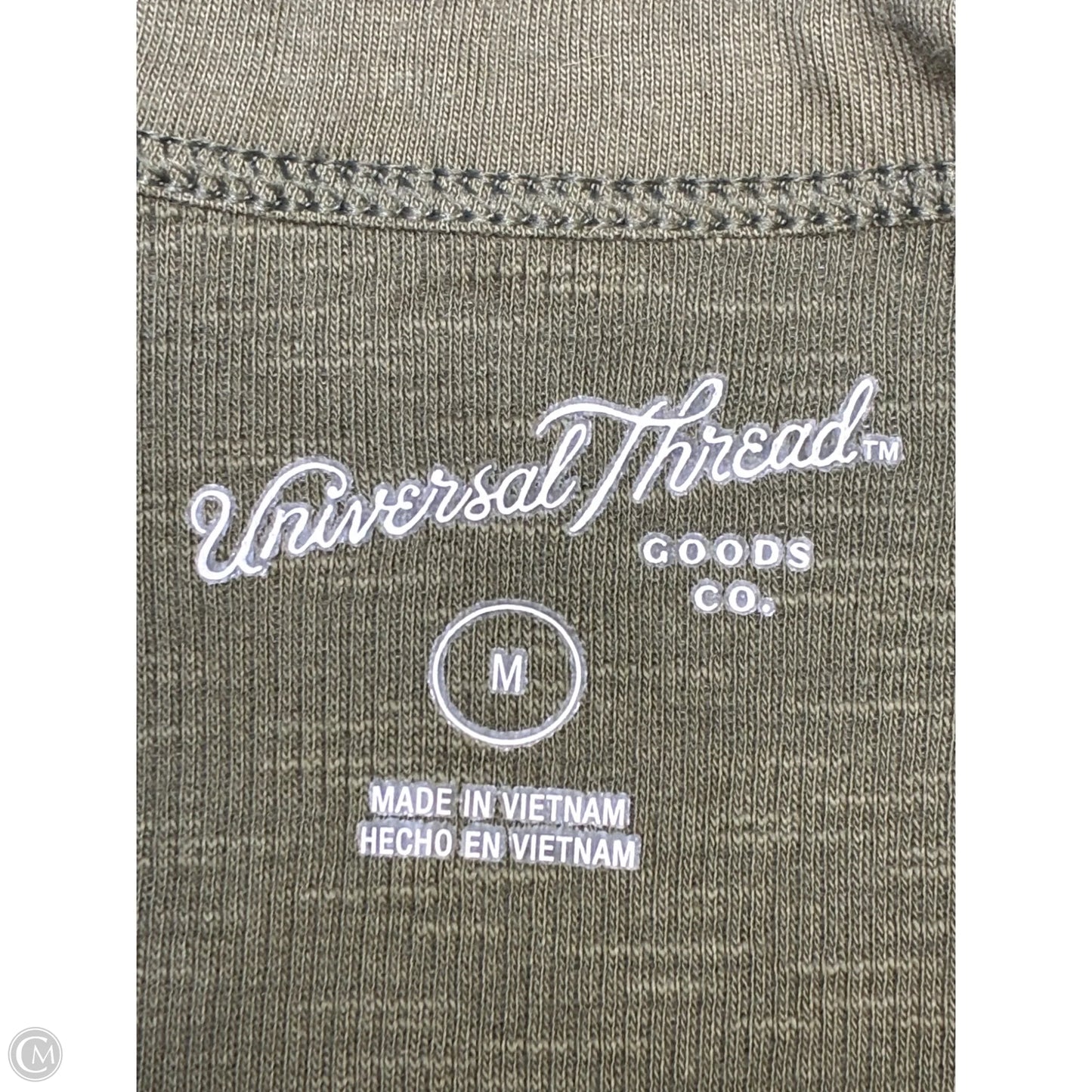 Top Sleeveless By Universal Thread In Green, Size: M
