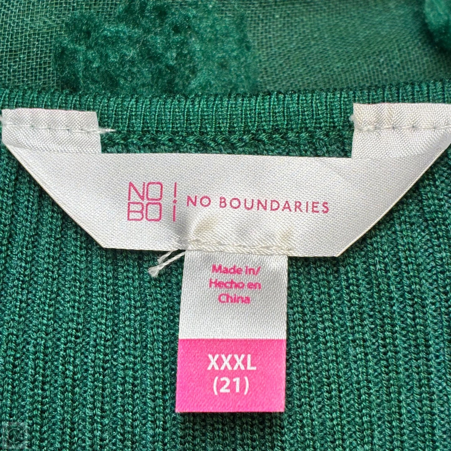 Dress Sweater By No Boundaries In Green, Size: Xxxl