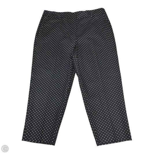 Capris By Kim Rogers In Polkadot Pattern, Size: 10