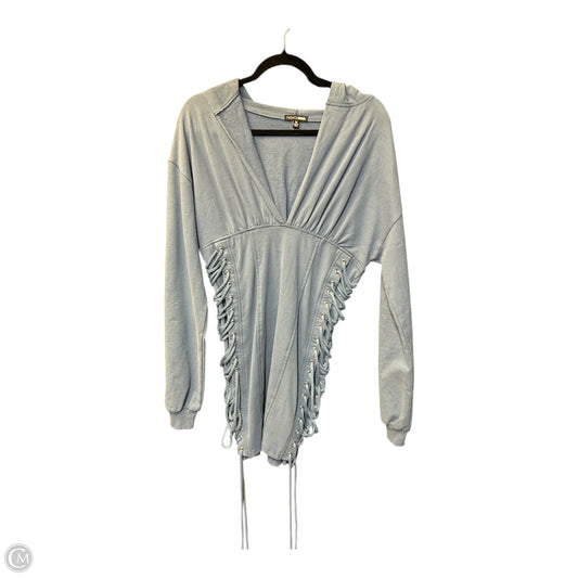 Dress Sweater By Fashion Nova In Blue, Size: M