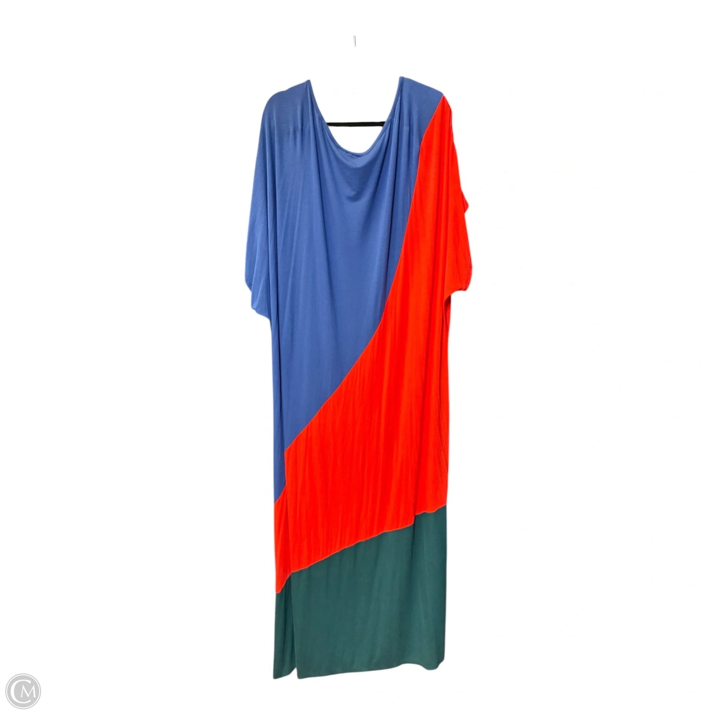 Dress Casual Maxi By Ashley Stewart In Blue & Red, Size: 24