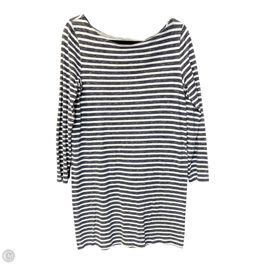 Dress Casual Midi By Gap In Blue & White, Size: M