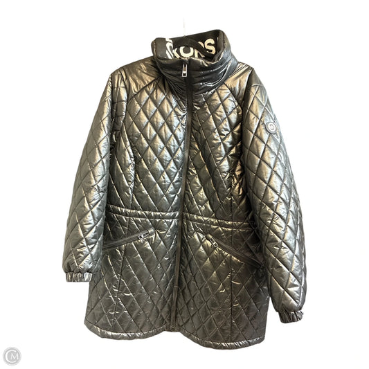 Jacket Designer By Michael Kors In Black, Size: 2x