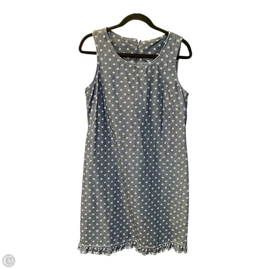 Dress Casual Short By French Cuff In Blue, Size: M