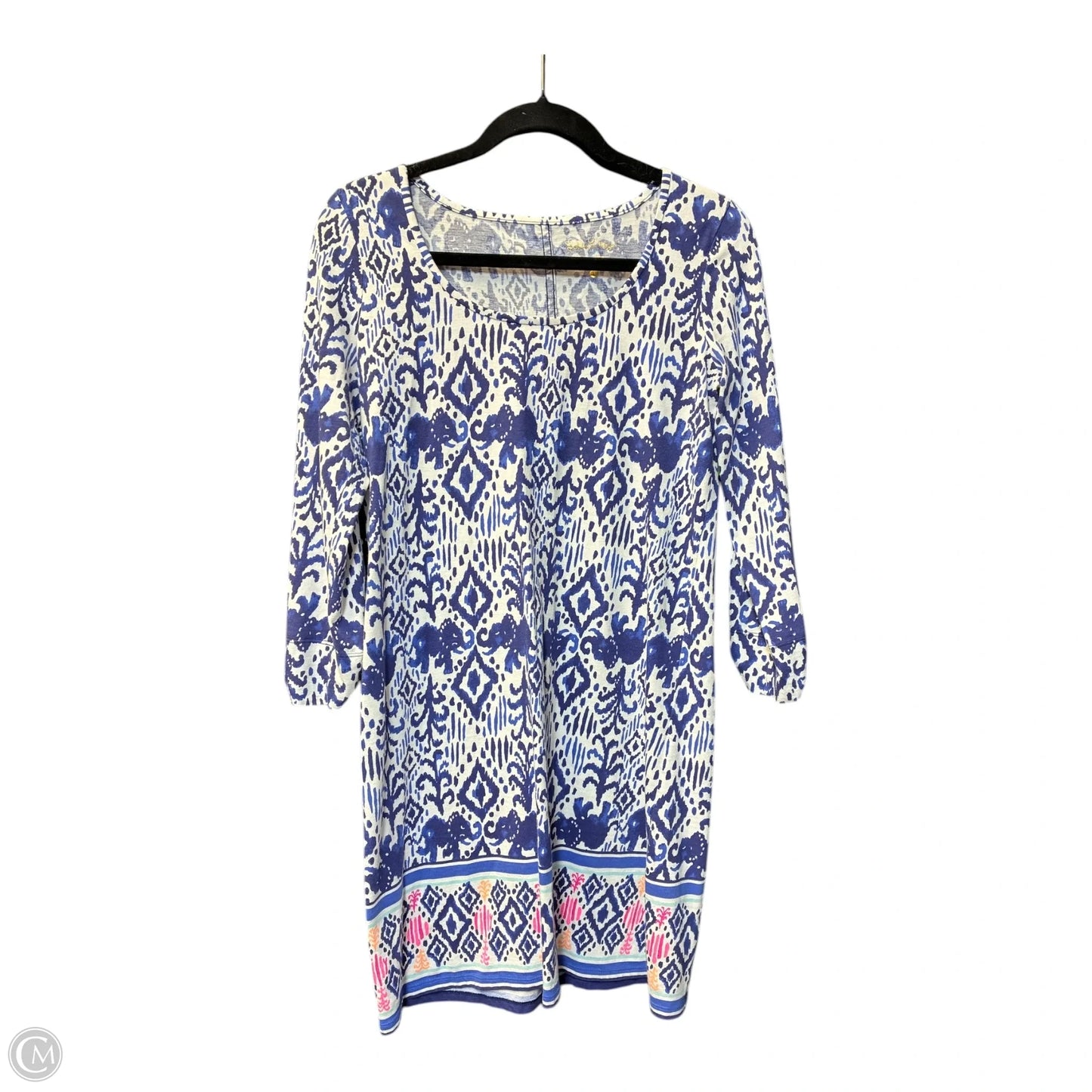 Dress Designer By Lilly Pulitzer In Blue & White, Size: S