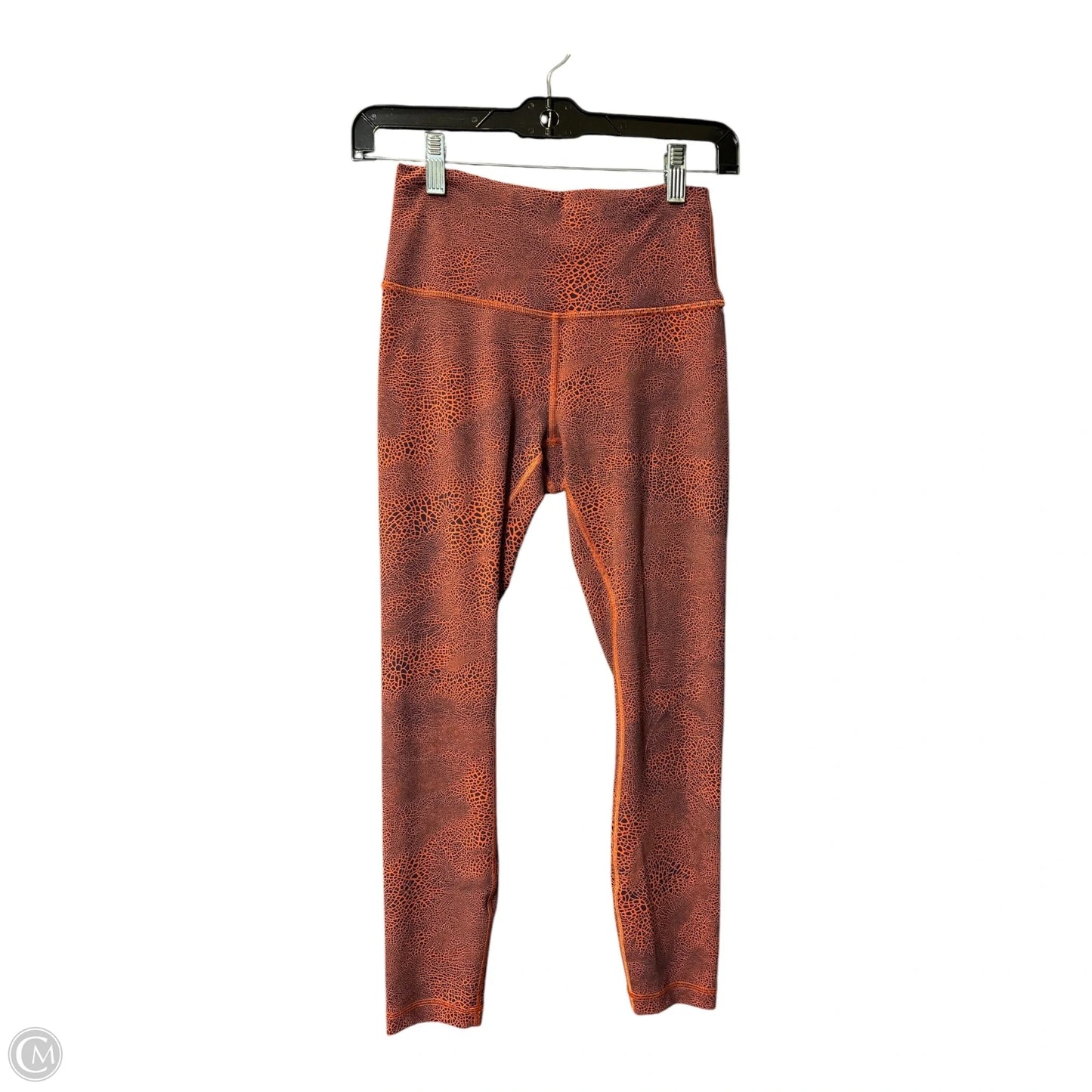 Athletic Leggings By Lululemon In Orange, Size: 6