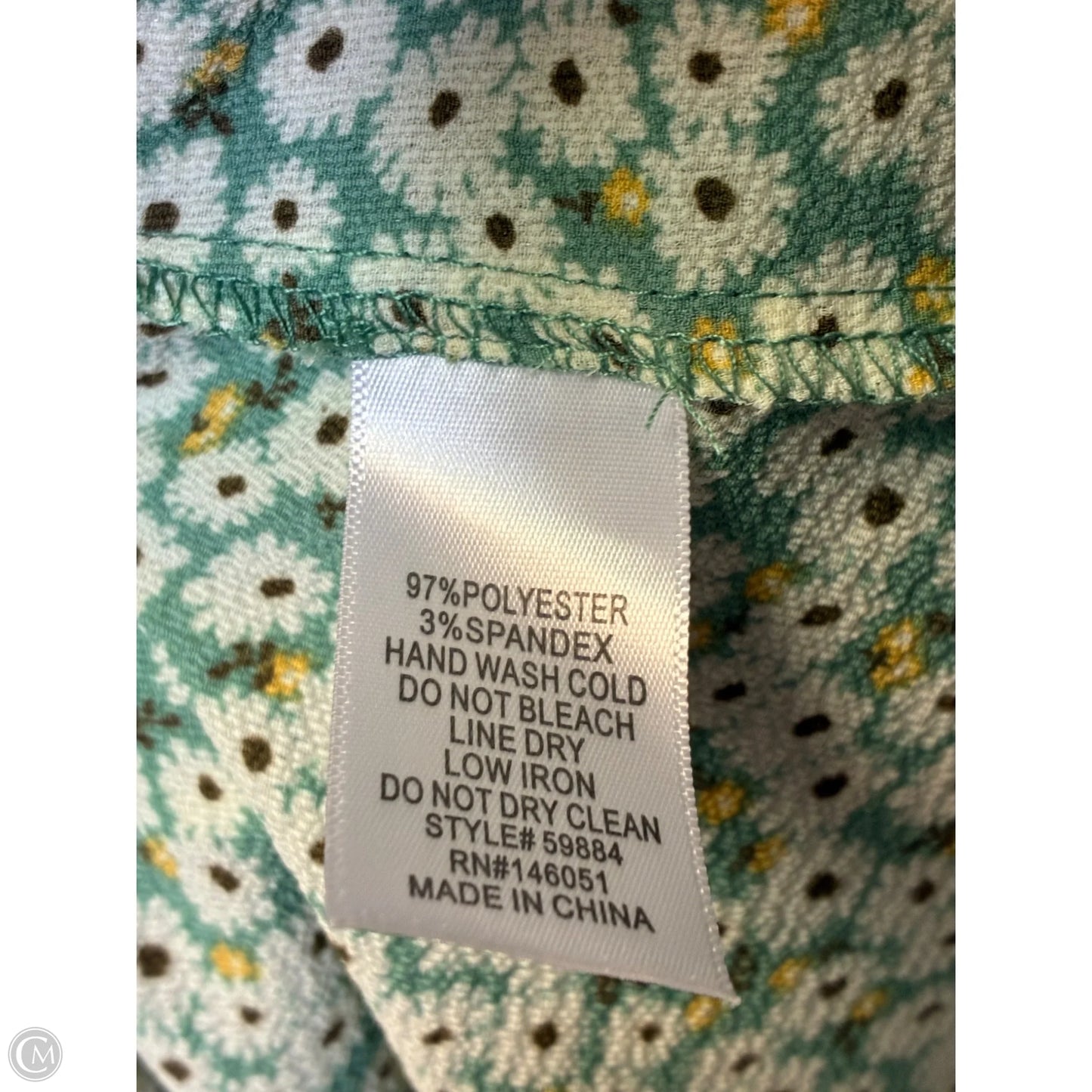 Dress Casual Short By Monteau In Green, Size: L