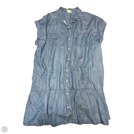 Dress Casual Short By Wonderly In Blue Denim, Size: 3x