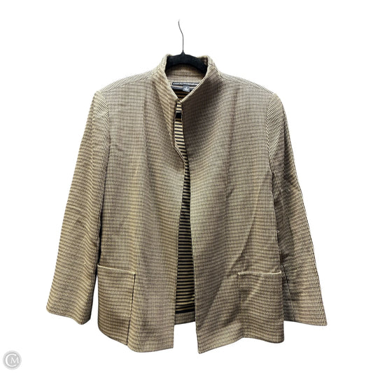 Blazer By Linda Allard In Tan, Size: Xl