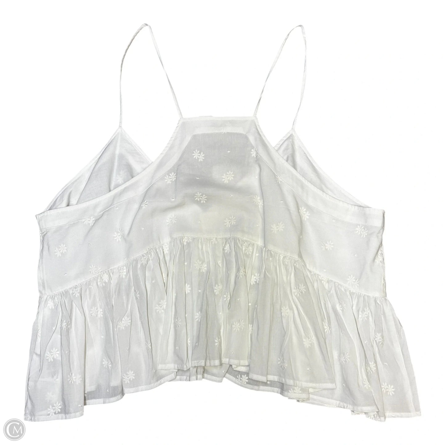 Blouse Sleeveless By Divided In White, Size: Xxl