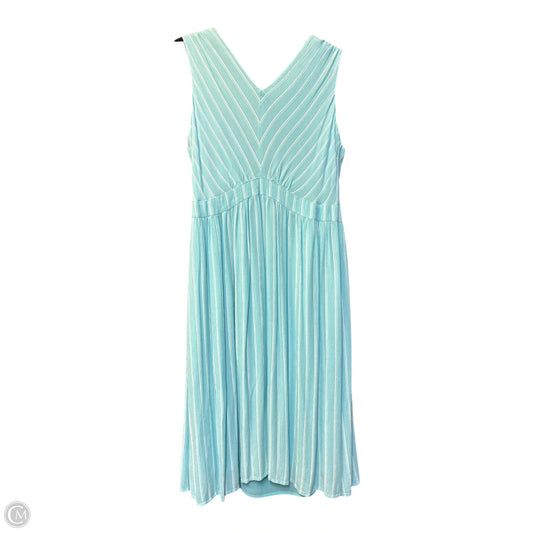 Dress Casual Midi By Coldwater Creek In Striped Pattern, Size: S
