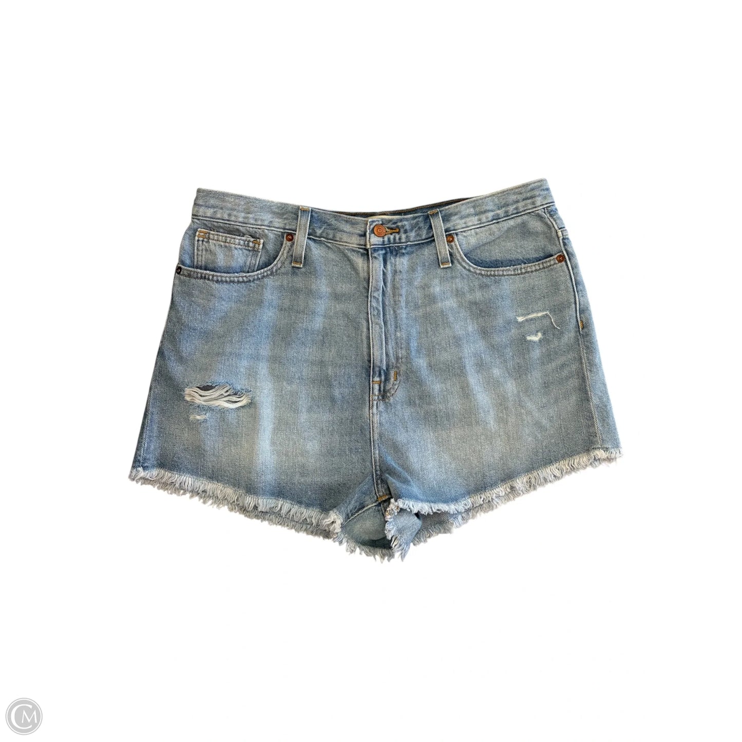 Shorts By Madewell In Blue Denim, Size: 12