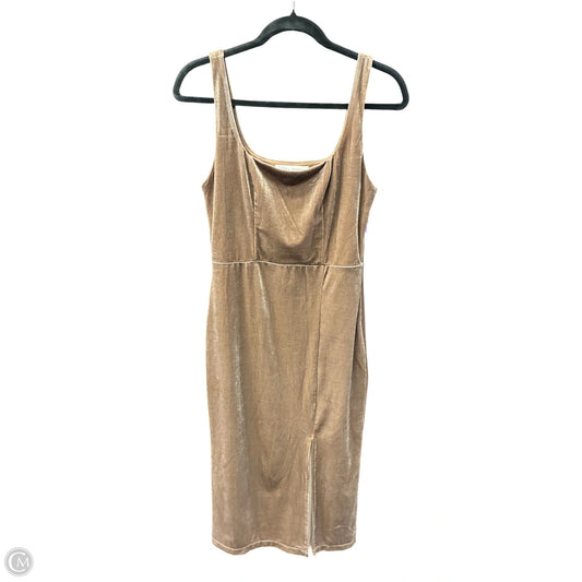 Dress Party Midi By Cme In Brown, Size: M