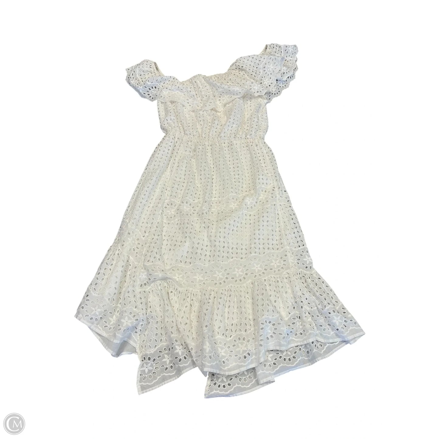 Dress Casual Midi By Joie In White, Size: M