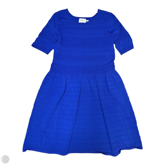 Dress Casual Short By Eliza J In Blue, Size: Xl