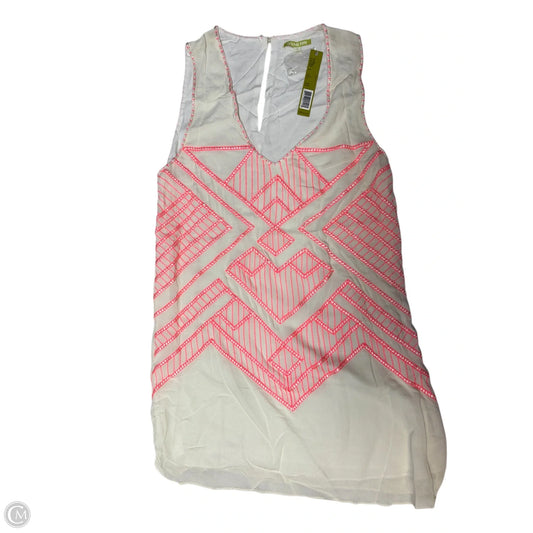 Dress Casual Short By Gianni Bini In Pink & White, Size: S