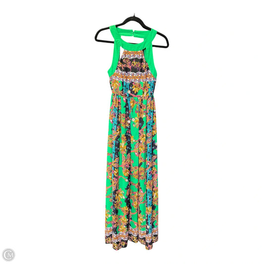 Dress Casual Maxi By Gianni Bini In Floral Print, Size: Xs