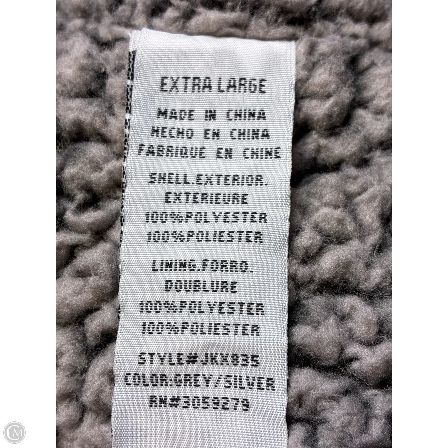 Vest Faux Fur & Sherpa By Thread And Supply In Grey, Size: Xl