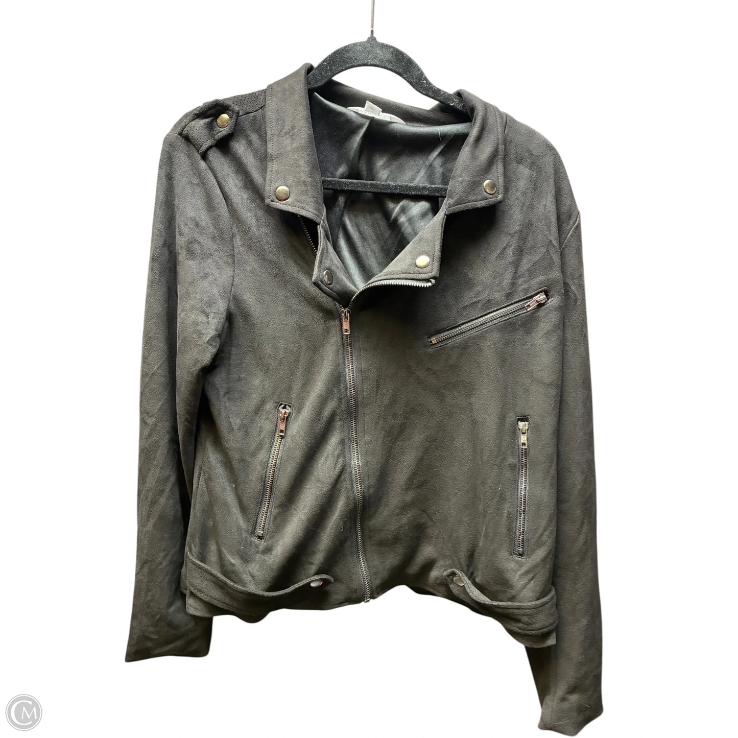 Jacket Moto By Market & Spruce In Black, Size: L