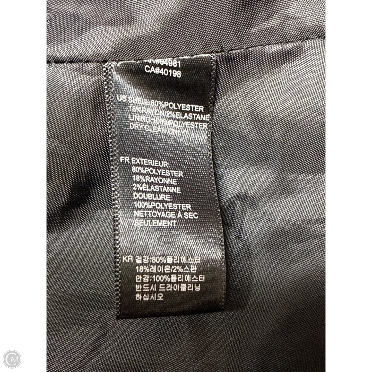 Coat Trench Coat By Forever 21 In Grey, Size: M