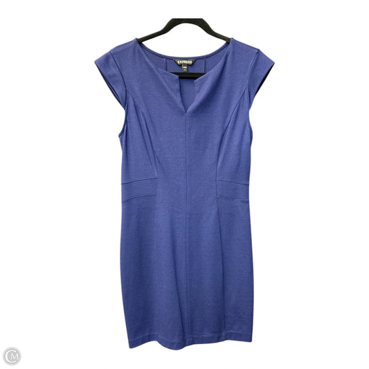 Dress Work By Express In Blue, Size: M