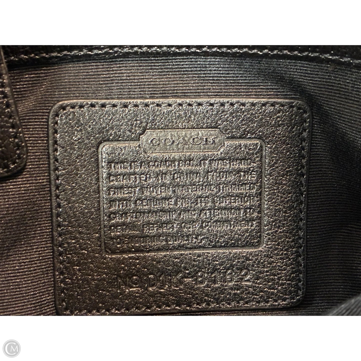 Handbag Designer By Coach, Size: Small