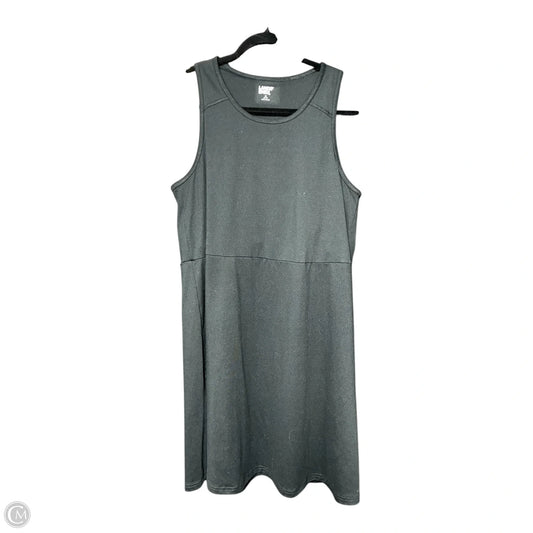 Dress Casual Midi By Lands End In Black, Size: 1x
