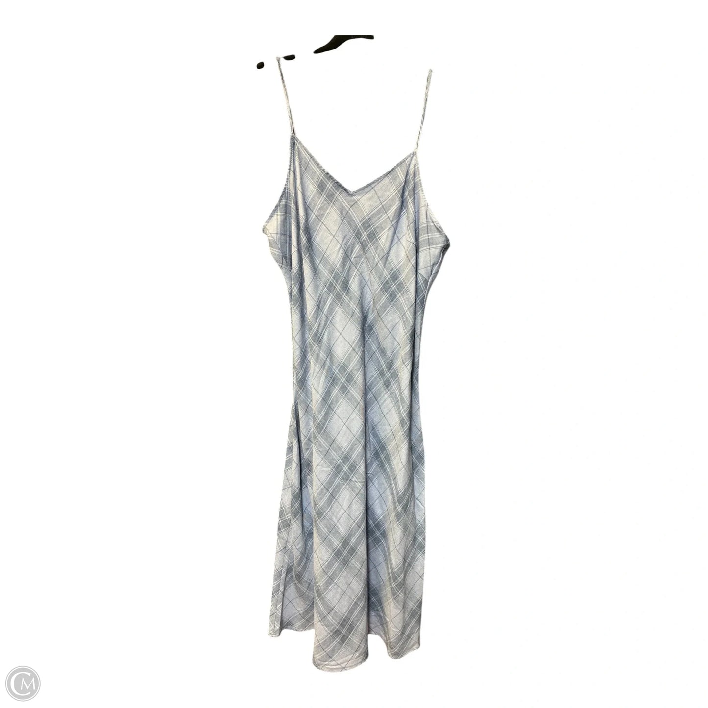 Dress Casual Maxi By Time And Tru In Blue, Size: Xl