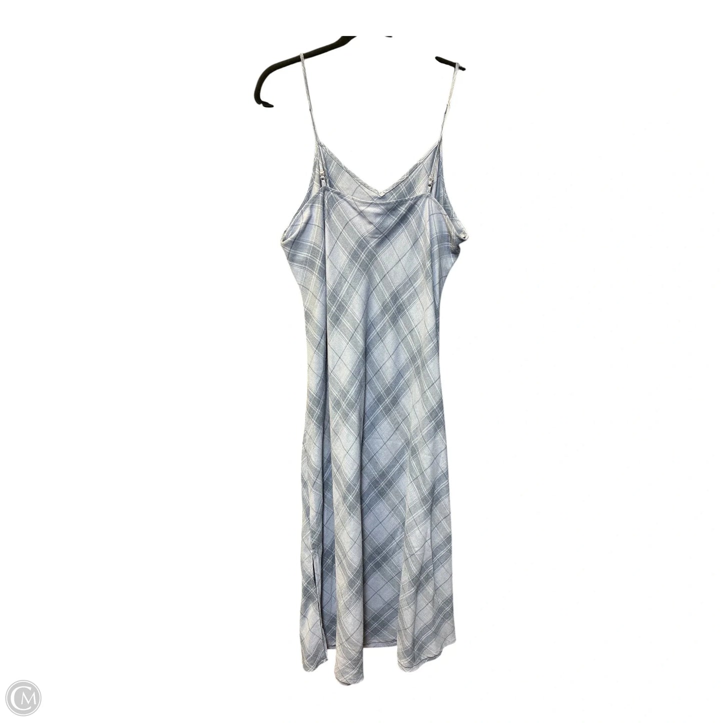 Dress Casual Maxi By Time And Tru In Blue, Size: Xl
