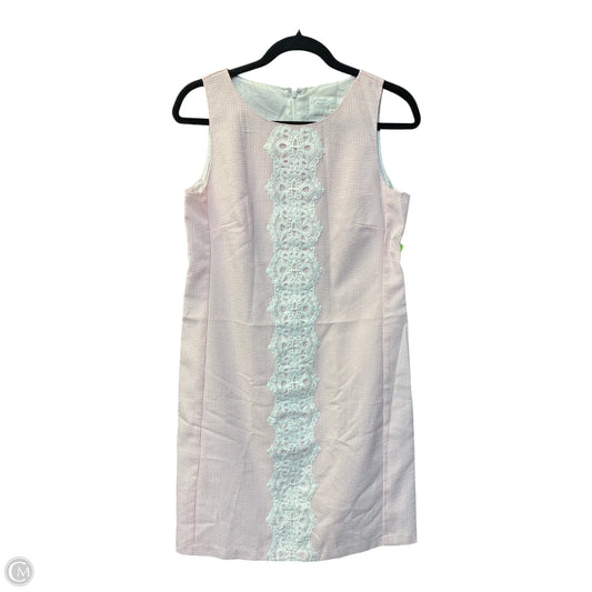 Dress Casual Short By Pappagallo In Pink & White, Size: S