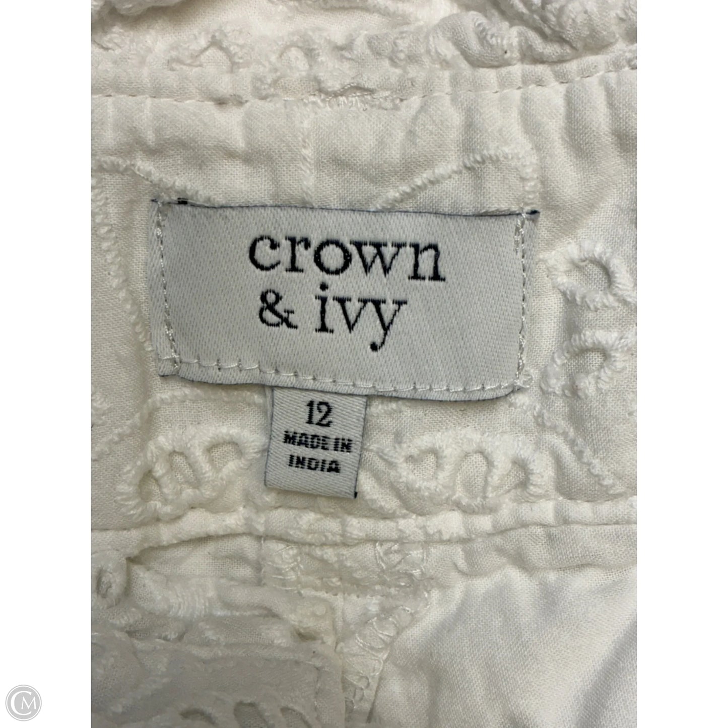 Shorts By Crown And Ivy In White, Size: L