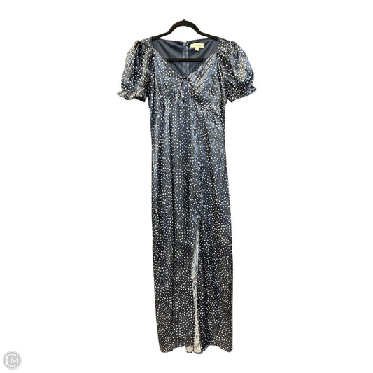Dress Casual Maxi By Francesca's In Blue & White, Size: M