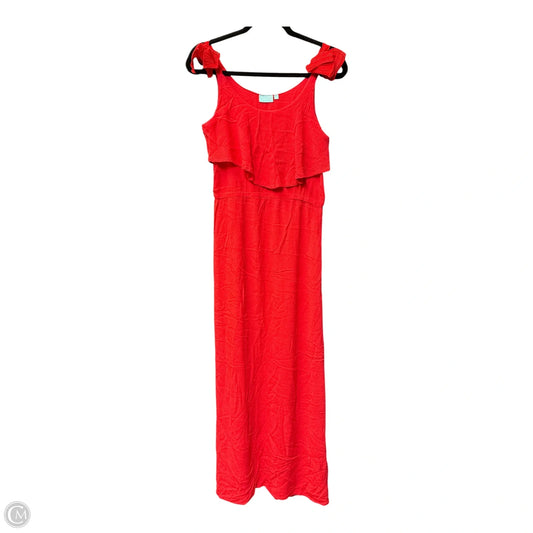 Dress Casual Maxi By Cmf In Red, Size: S