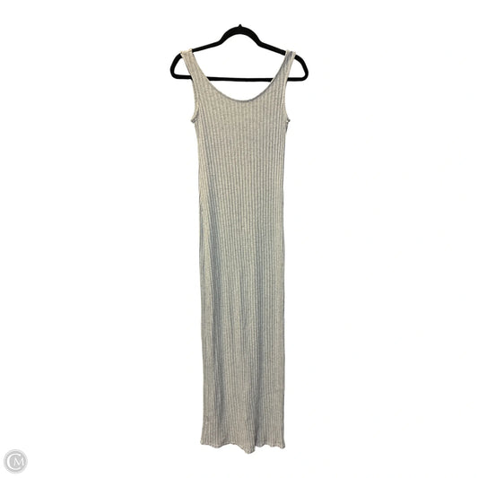 Dress Casual Maxi By Cmf In Grey, Size: M