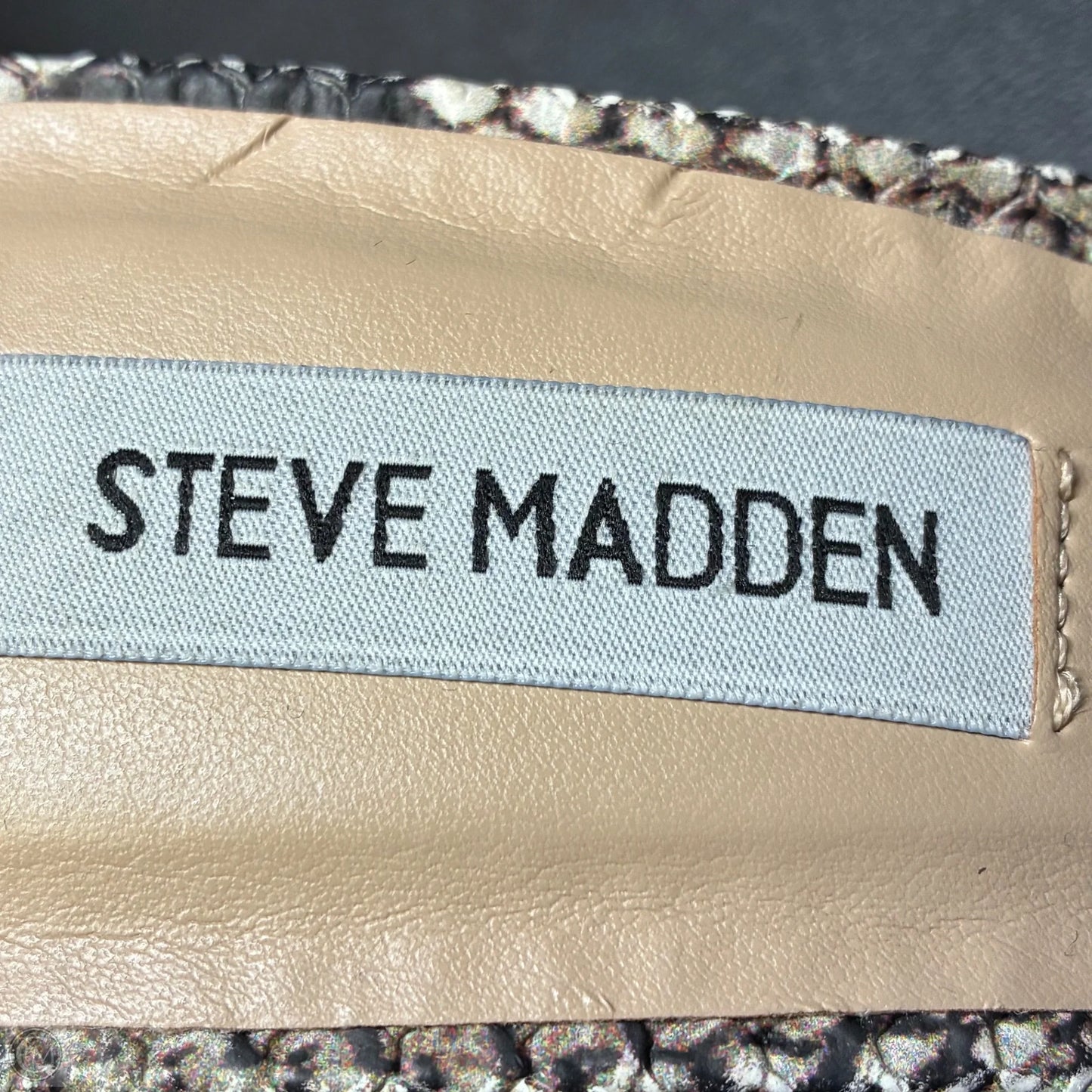 Shoes Heels Kitten By Steve Madden In Snakeskin Print, Size: 8.5