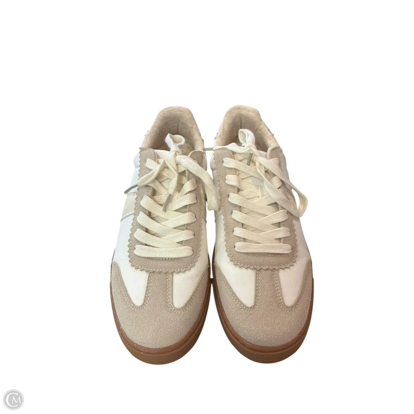 Shoes Sneakers By Cushionaire In Tan & White, Size: 8
