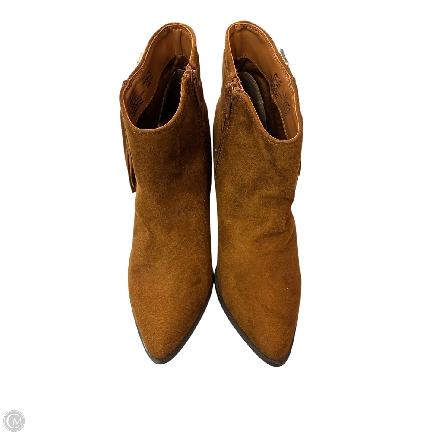 Boots Ankle Heels By Jennifer Lopez In Brown, Size: 7