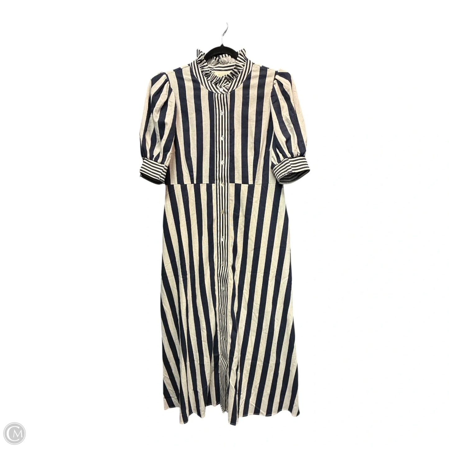 Dress Casual Maxi By Entro In Striped Pattern, Size: L